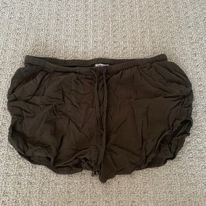 army green shorts